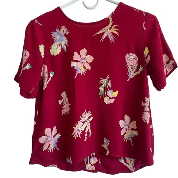 Madewell Tops - Madewell Bird of Paradise Button Back Blouse, Size XS